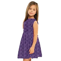 Girls sleeveless frocks cotton combo pack of 3-thumb3