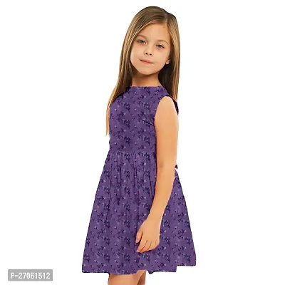 Girls sleeveless frocks cotton combo pack of 3-thumb4