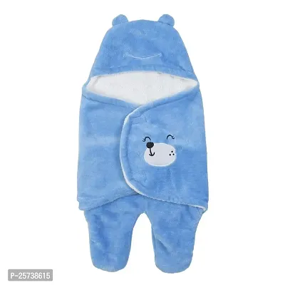 naughty baby Blanket Newborn Pack of Wearable Swaddle Wrapper for Baby Boys and Baby Girls, 0-6 Months Babies (Blue)-thumb0