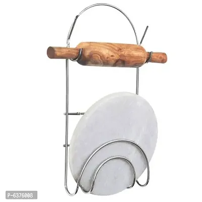 Useful Stainless Steel Chakla Belan Stand For Kitchen
