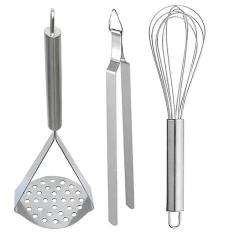 Combo of 3- Steel Kitchen Tools