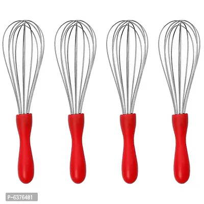 Useful Stainless Steel Egg Whisk / Egg Beater For Kitchen - Pack of 4-thumb0