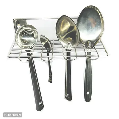 Oc9 Stainless Steel Wall Mounted Ladle Stand for Kitchen-thumb2