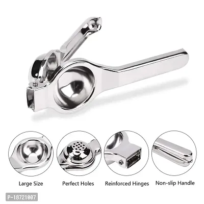 Oc9 Stainless Steel Lemon Squeezer/Hand Juicer  Mathani/Hand Blender  Potato Masher for Kitchen Tool Set-thumb4