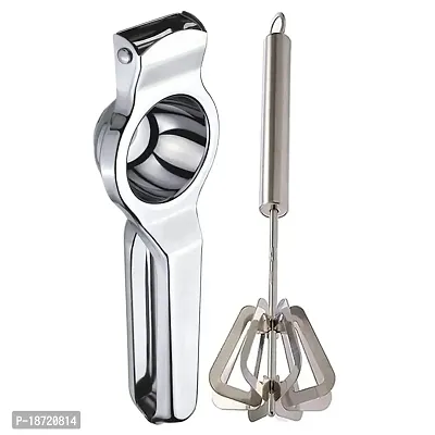 Oc9 Stainless Steel Lemon Squeezer/Hand Juicer  Mathani/Hand Blender for Kitchen Tool Set