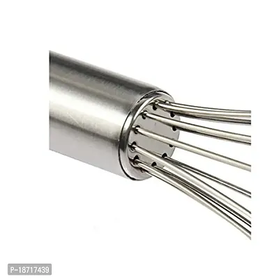 Oc9 Stainless Steel Wheel Pizza Cutter  Egg Whisk/Egg Beater/Whiskers Kitchen Tool Set-thumb3