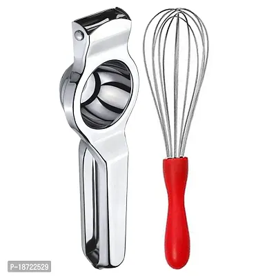 Oc9 Stainless Steel Lemon Squeezer/Hand Juicer  Egg Whisk/Egg Beater for Kitchen Tool Set