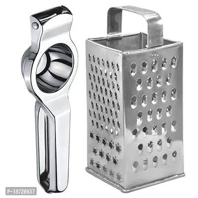 Oc9 Stainless Steel Lemon Squeezer/Hand Juicer  8 in 1 Grater/Cheese Grater for Kitchen Tool Set