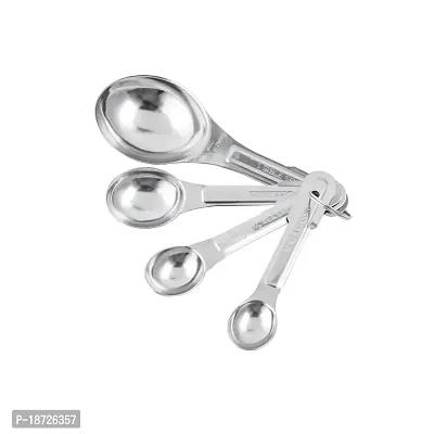 Oc9 Stainless Steel Measuring Spoons (Set of 4 Measuring Spoons) for Kitchen Tool Set