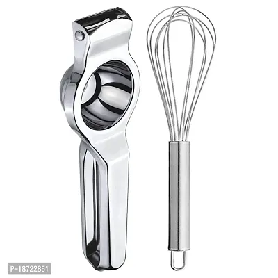 Oc9 Stainless Steel Lemon Squeezer/Hand Juicer  Egg Whisk/Egg Beater for Kitchen Tool Set-thumb0