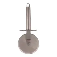 Oc9 Stainless Steel Wheel Pizza Cutter  2 Vegetable Masher/Pav Bhaji Masher/Potato Masher for Silver Kitchen Tool Set-thumb2