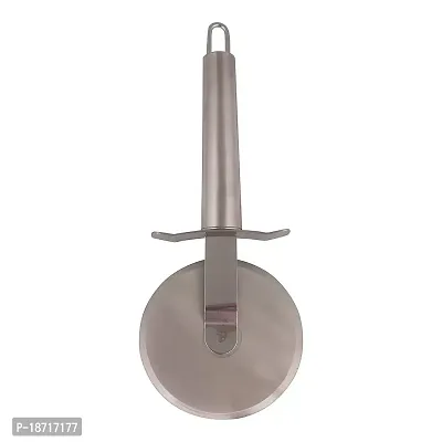 Oc9 Stainless Steel Wheel Pizza Cutter  2 Vegetable Masher/Pav Bhaji Masher/Potato Masher for Silver Kitchen Tool Set-thumb3