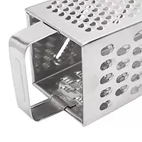 Oc9 Stainless Steel 8 in 1 Slicer/Grater  Cheese Grater/Coconut Grater for Kitchen-thumb1