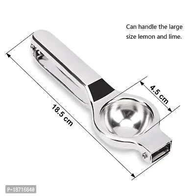 Oc9 Stainless Steel Lemon Squeezer/Hand Juicer  Pizza Cutter/Slicer for Kitchen Tool Set-thumb3