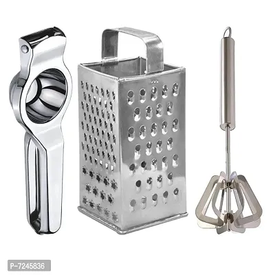 Oc9 Stainless Steel Lemon Squeezer  Grater  Mathani for Kitchen Tool Set-thumb0