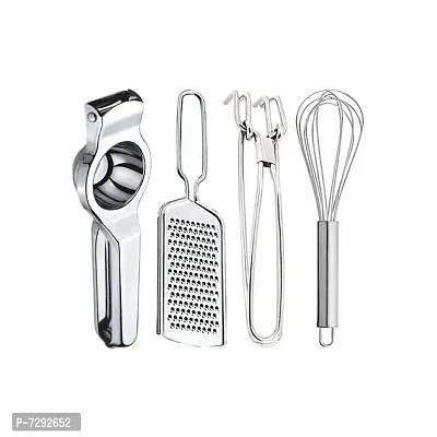 Stainless Steel Lemon Squeezer Grater Pakkad Egg Whisk For Kitchen Tool Set-thumb0