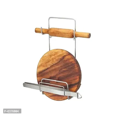 Useful Stainless Steel Chakla Belan Stand For Kitchen-thumb2