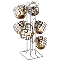 Useful Stainless Steel Chakla Belan Stand And Cup Holder / Cup Stand For Kitchen-thumb2