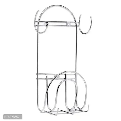 Useful Stainless Steel Chakla Belan Stand With Hook And Plate Stand Dish Rack Steel For Kitchen-thumb4