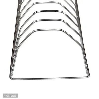 Useful Stainless Steel Plate Stand / Dish Rack Steel-Pack of 2 And Chakla Belan Stand For Kitchen-thumb2