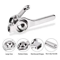 Stainless Steel Lemon Squeezer Pakkad Pizza Cutter Roti Chimta For Kitchen Tool Set-thumb4