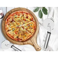 Oc9 Stainless Steel Lemon Squeezer  Grater  Pizza Cutter  Roti Chimta-thumb1