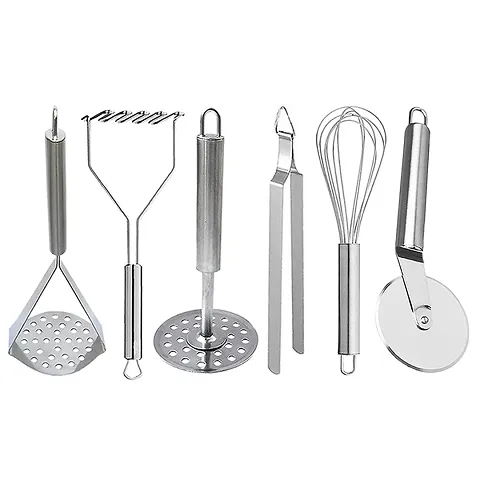 Combo of Useful Steel Kitchen Tools
