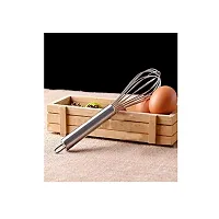 Useful Stainless Steel Potato Masher / Pav Bhaji Masher / Vegetable Masher And Egg Whisk / Egg Beater And Roti Chimta / Cooking Tong For Kitchen Tool Set-thumb2