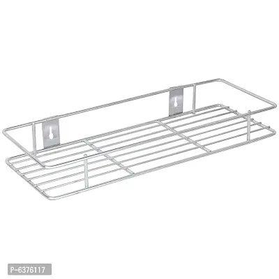 Useful Stainless Steel Detergent Rack Detergent Holder Bathroom Shelf Wall Mounted Rack 12X6 Inch Pack Of 2-thumb2