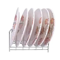 Useful Stainless Steel Plate Stand Dish Rack Steel For Kitchen-thumb1