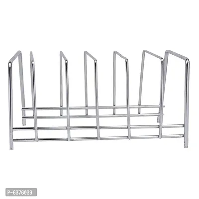Useful Stainless Steel Plate Stand Dish Rack Steel And Cup Holder Cup Stand For Kitchen-thumb3