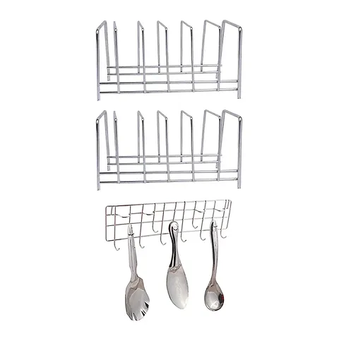 Combo of 3- Kitchen Racks and Holders