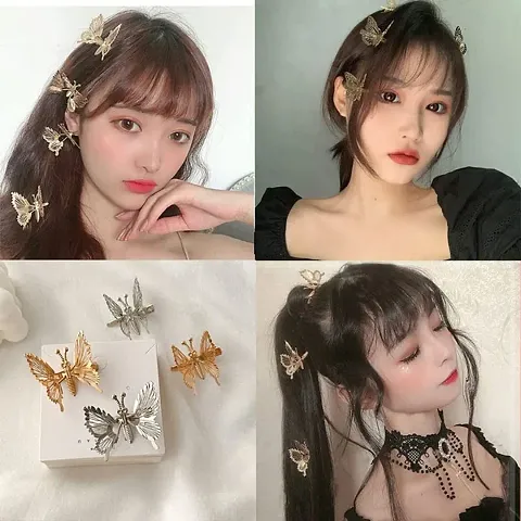 Flying Butterfly Hair Clip Set of 4 - Elevate Your Style with Elegance