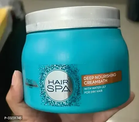 Deep Nourishing Bath Hair Spa Cream for Dry Hair (490g)-thumb0