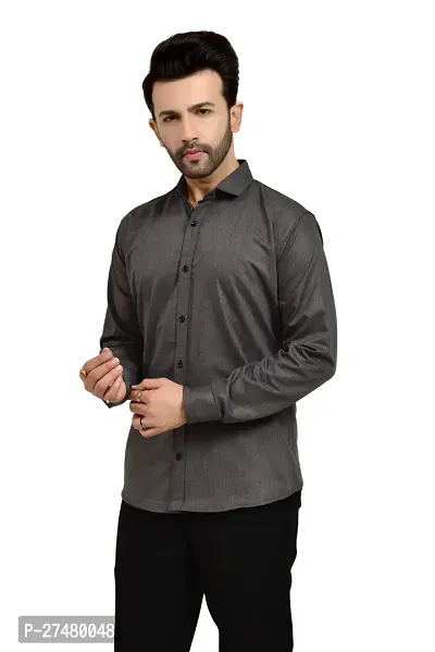 Cotton Solid Casual Shirts For Men