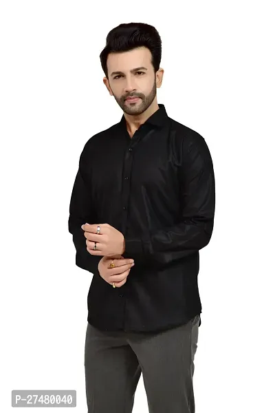 Cotton Solid Casual Shirts For Men-thumb4