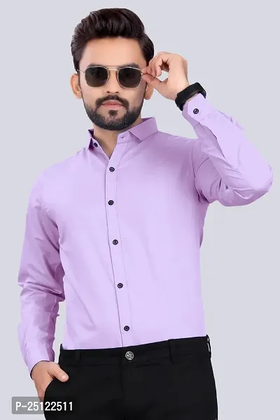 Stylish Men Cotton Blend Full Sleeve Regular Fit Casual Shirt-thumb0