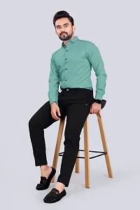 Stylish Men Cotton Blend Full Sleeve Regular Fit Casual Shirt-thumb1