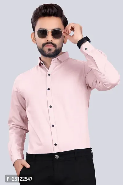 Stylish Men Cotton Blend Full Sleeve Regular Fit Casual Shirt-thumb0