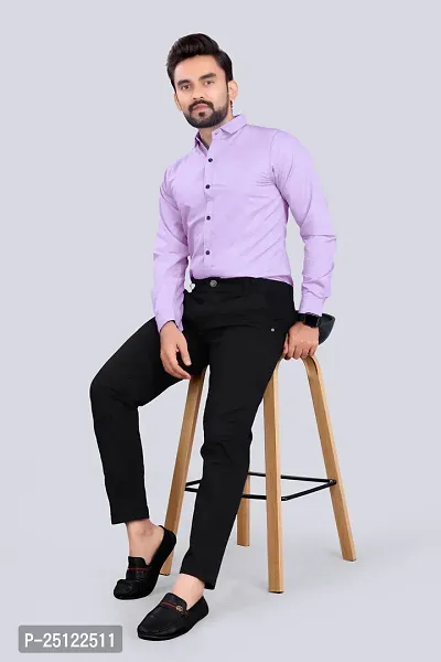 Stylish Men Cotton Blend Full Sleeve Regular Fit Casual Shirt-thumb4