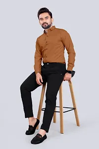 Stylish Men Cotton Blend Full Sleeve Regular Fit Casual Shirt-thumb1