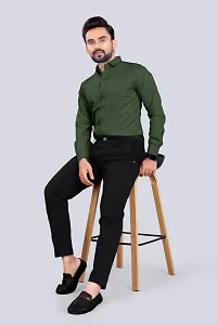 Stylish Men Cotton Blend Full Sleeve Regular Fit Casual Shirt-thumb1