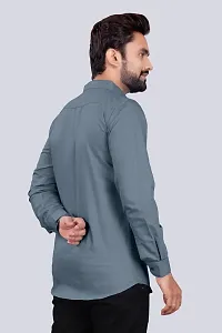 Stylish Men Cotton Blend Full Sleeve Regular Fit Casual Shirt-thumb1