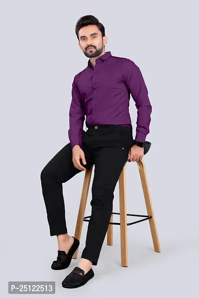 Stylish Men Cotton Blend Full Sleeve Regular Fit Casual Shirt-thumb4