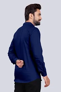 Stylish Men Cotton Blend Full Sleeve Regular Fit Casual Shirt-thumb3