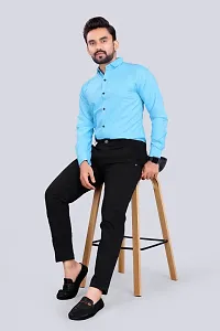 Stylish Men Cotton Blend Full Sleeve Regular Fit Casual Shirt-thumb2