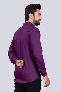 Stylish Men Cotton Blend Full Sleeve Regular Fit Casual Shirt-thumb1