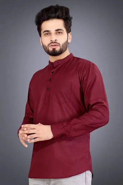 New Launched 90% cotton, 10% polyester kurtas For Men 