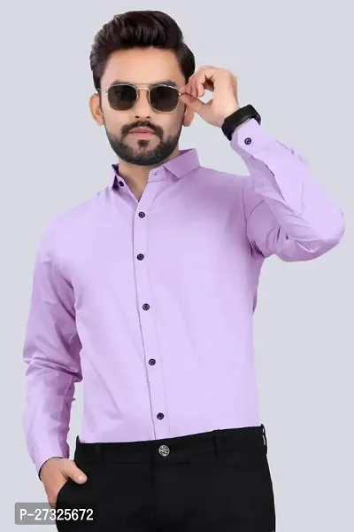 Trendy Cotton Blend Casual Shirts For Men-thumb0