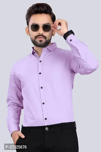 Trendy Cotton Blend Casual Shirts For Men-thumb0